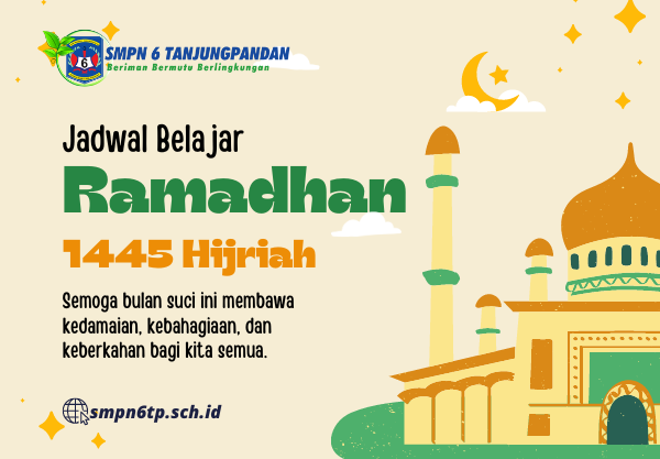 Jadwal Belajar Bulan Ramadhan 1445H