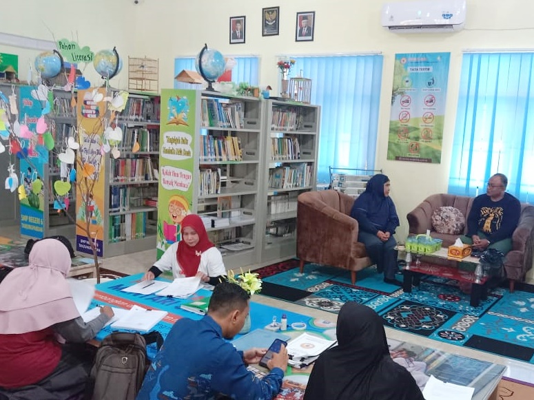 Perpustakaan Mentari Senja SMPN 6 Tanjungpandan Ikuti Lomba Perpustakaan SMP/MTs Tingkat Kabupaten 2024