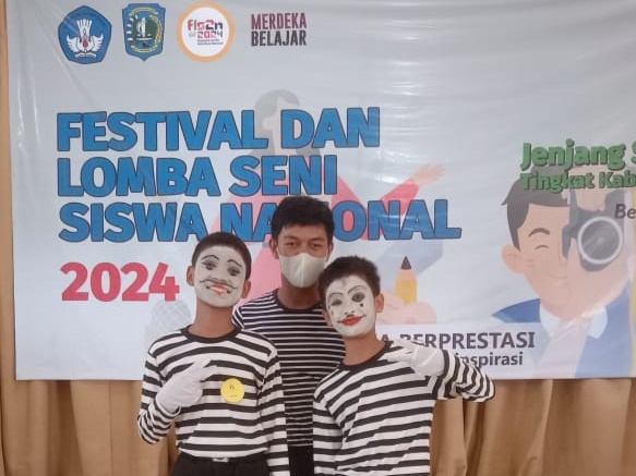 Juara 2 FLS2N Pantomim Tingkat Kabupaten Belitung 2024