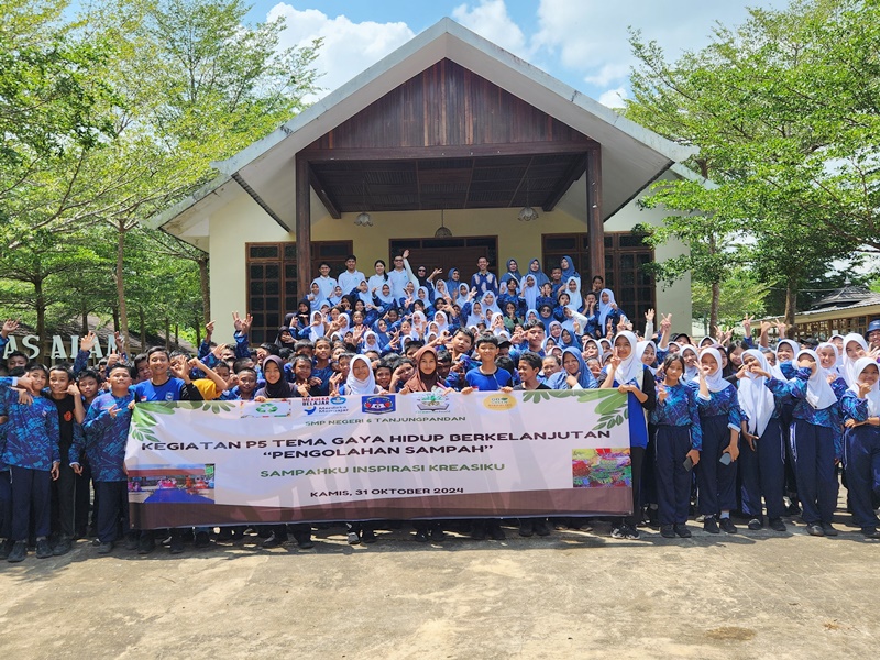 Kegiatan P5 Mengunjungi Tempat Pembuatan Ecoenzym Rimba Alam Bahagia