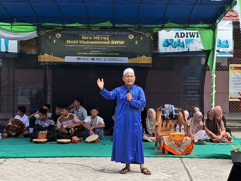 Peringatan Isra Mi’raj Nabi Muhammad SAW SMPN 6 Tanjungpandan Tahun 2025